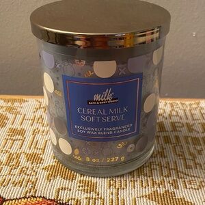 Milk Bar 2025 Bath & Body Works "Cereal Milk Soft Serve" candle